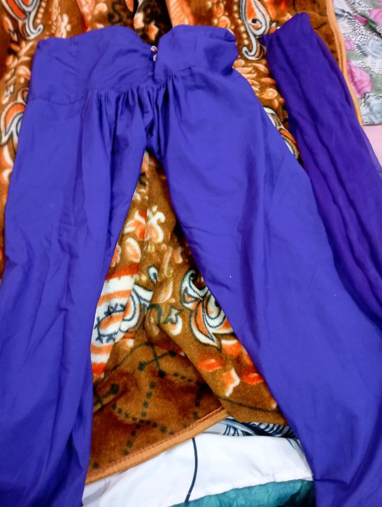 New Violet Salwar With Dupatta