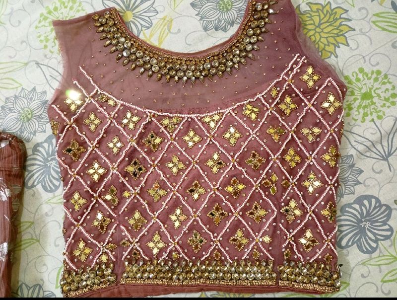 Final Price ❗Crop Top Lehenga With Dupatta