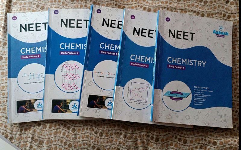 Aakash Byju's Chemistry All 5 Packages