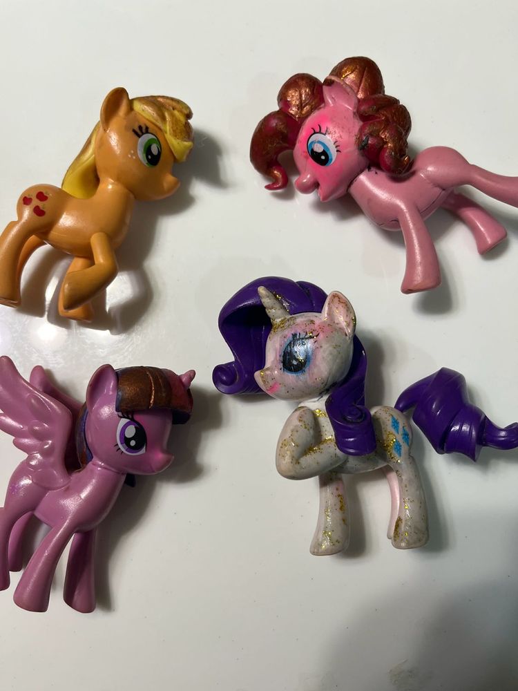 Combo Of 4 Ponnies By My Little Ponnie From USA