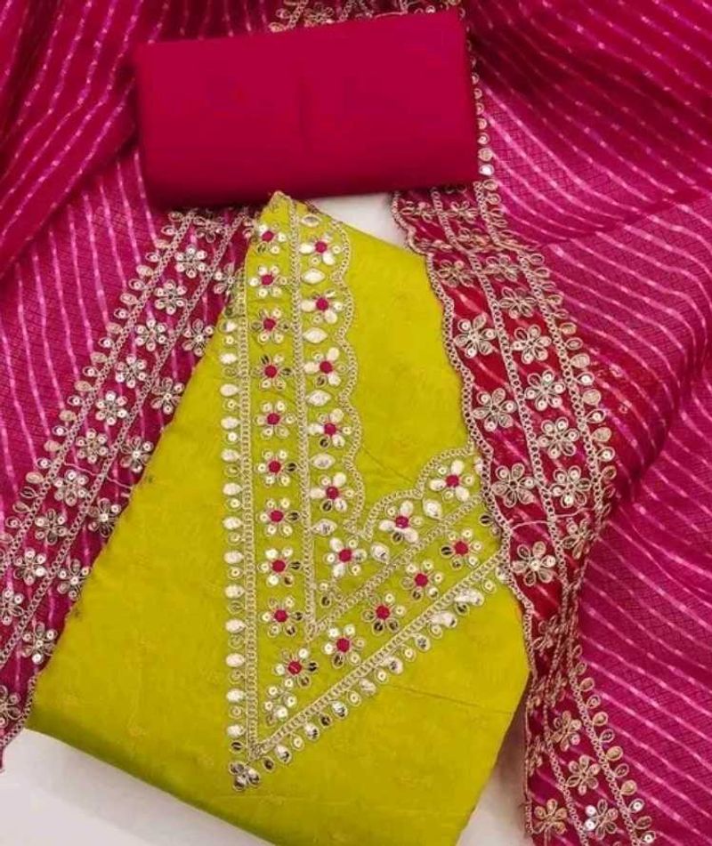 Unstitched Kurta Set Material