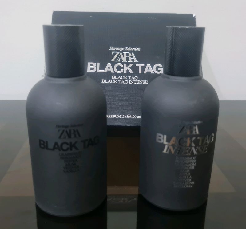 ZARA BLACK TAG COLLECTION (2) PERFUMES