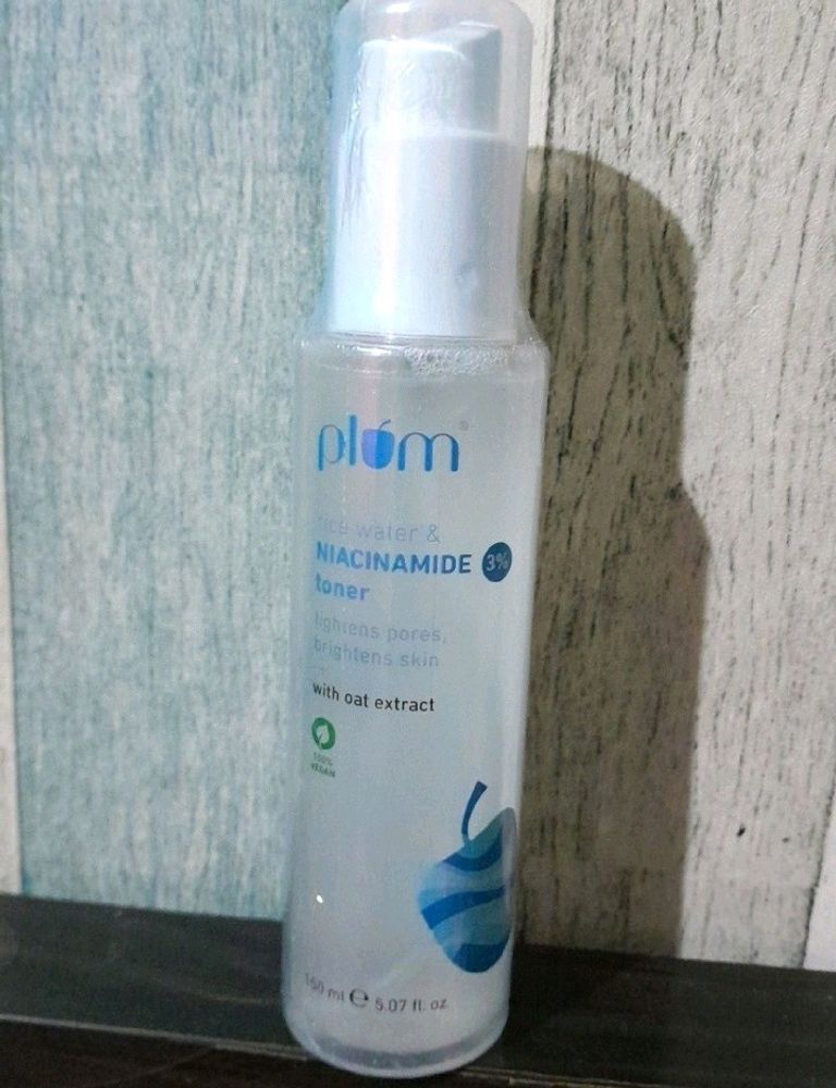 Plum Rice Water & 3% Niacinamide Toner (New)