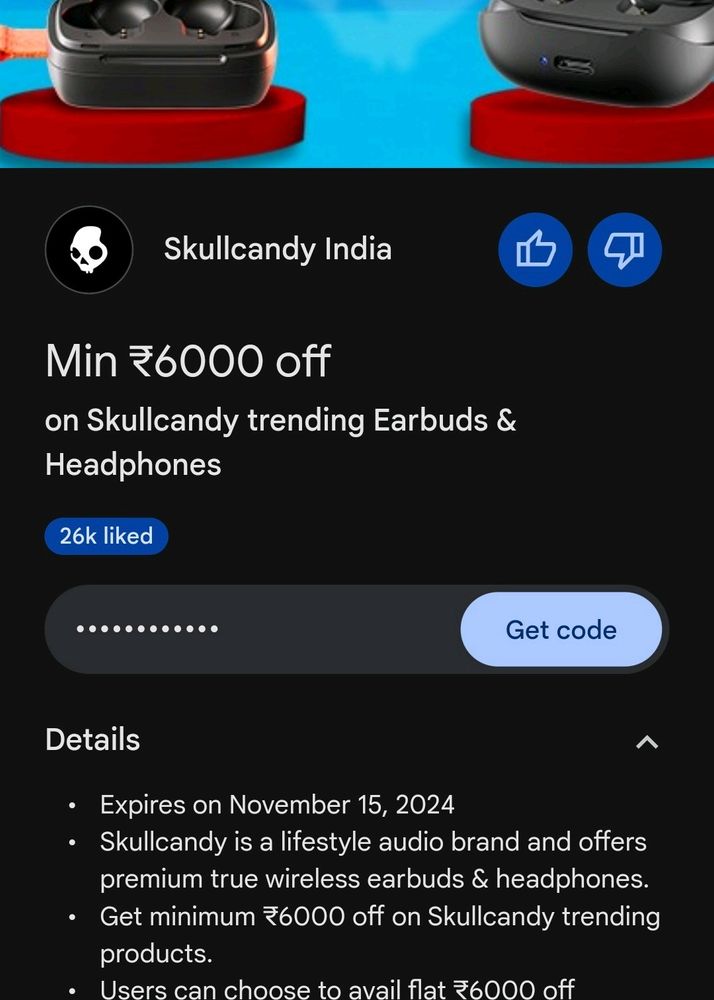 Skullcandy Trending Earbuds & Headhones