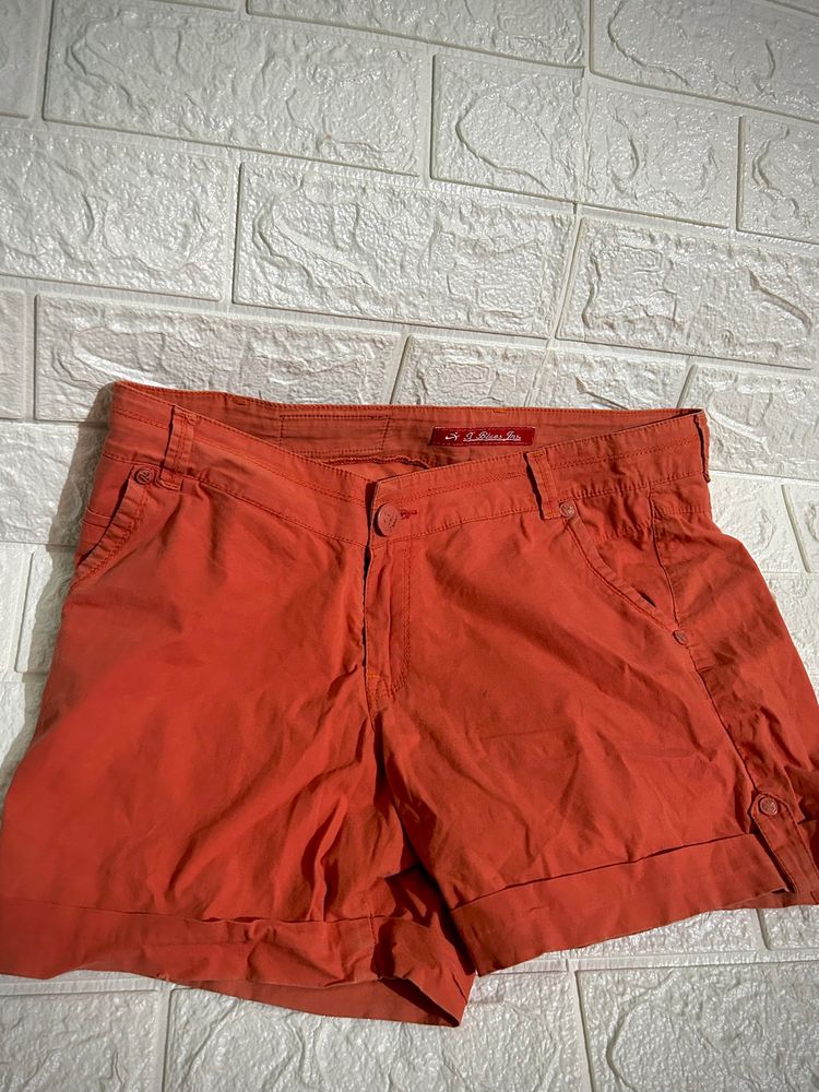 Orange Color Shorts