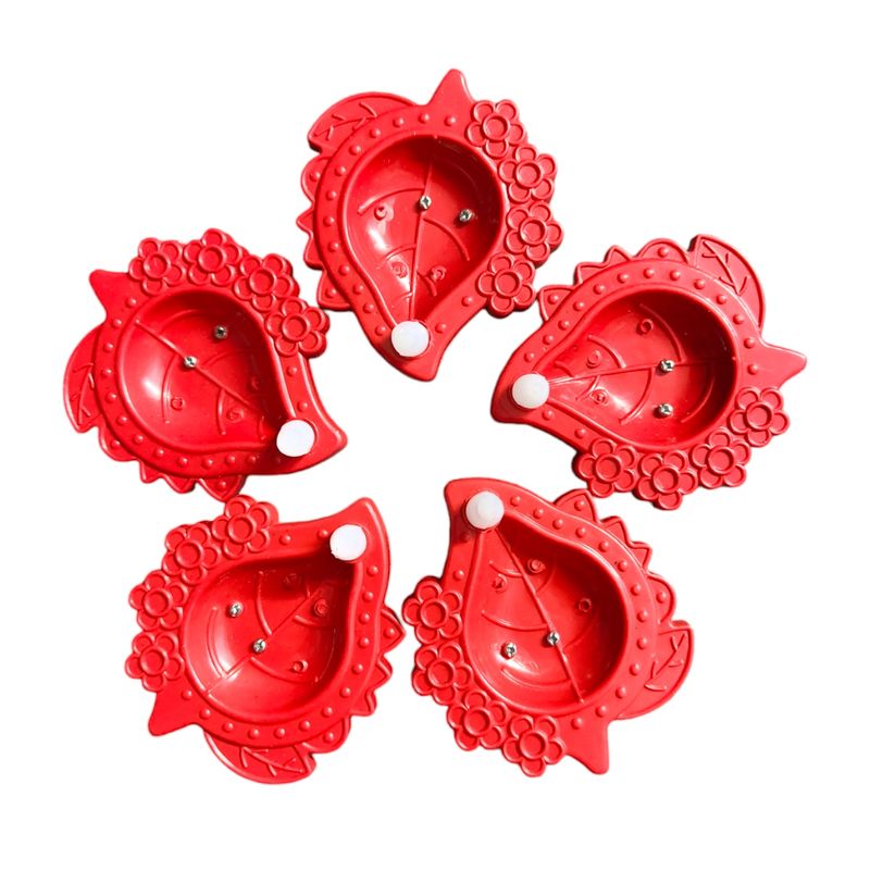 Led Water Sensor Leaf shape Diya For Festival