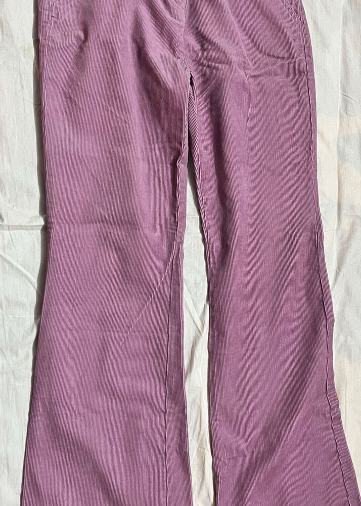 Purple Corduroy Trouser