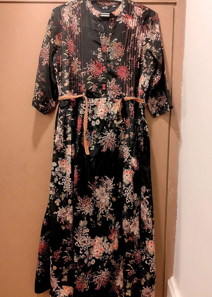 Black Floral Dress