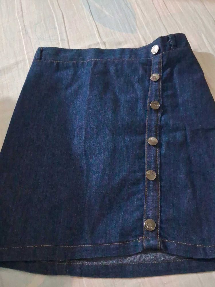 Denim  Skirt