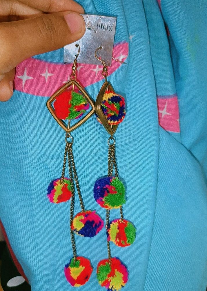 Multicolored Earing