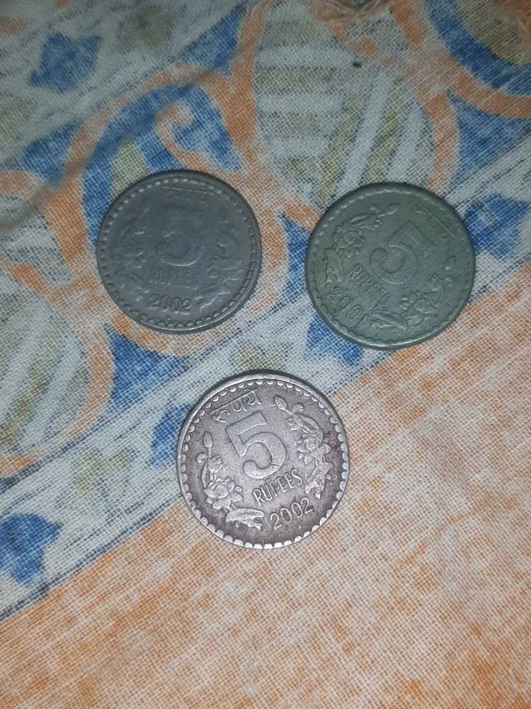 3 Coons Of 5 Rupee