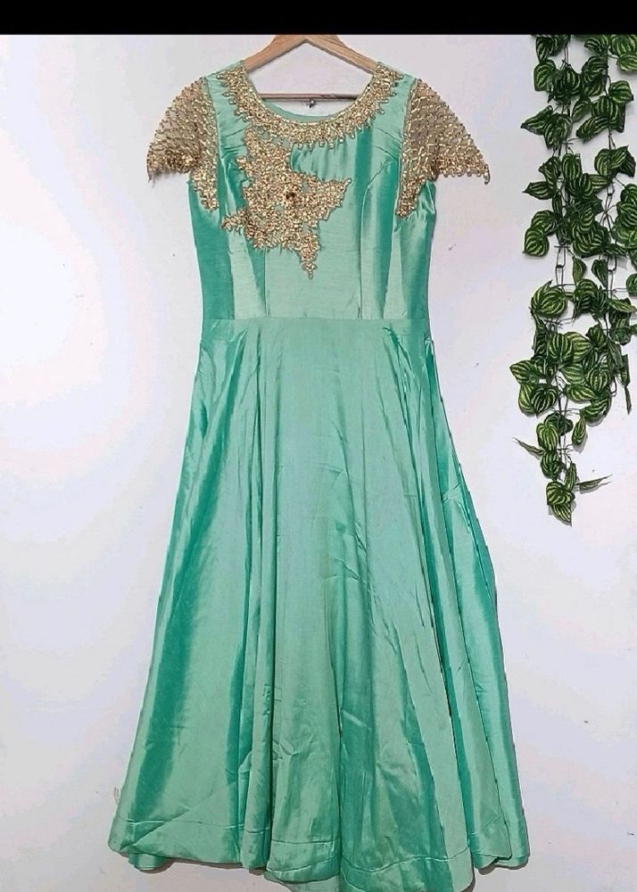 Designer Pista Colour Gown