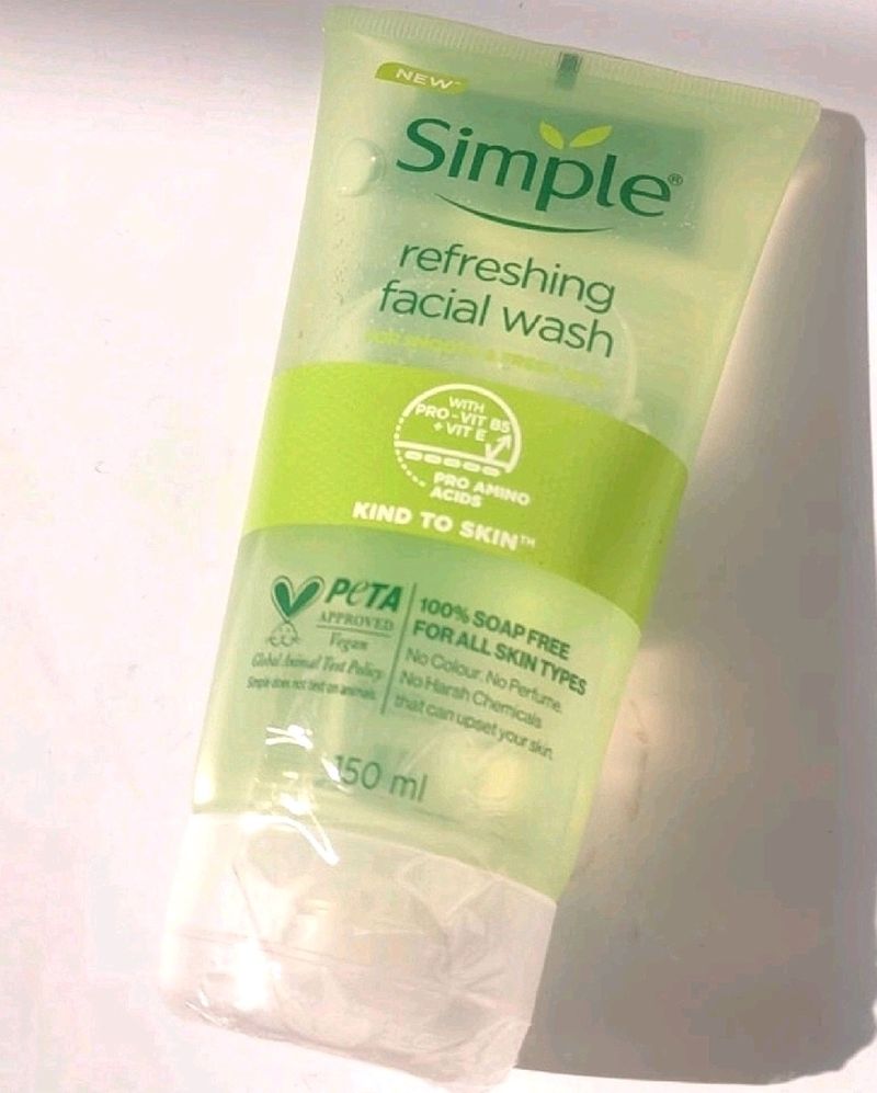 Simple facewash