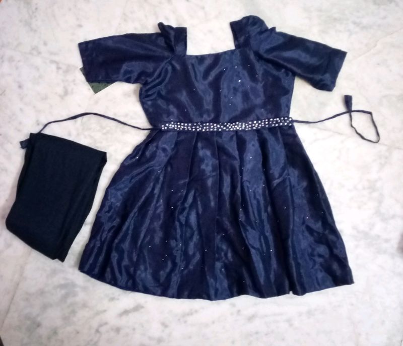 Short Frock Suit With Belt