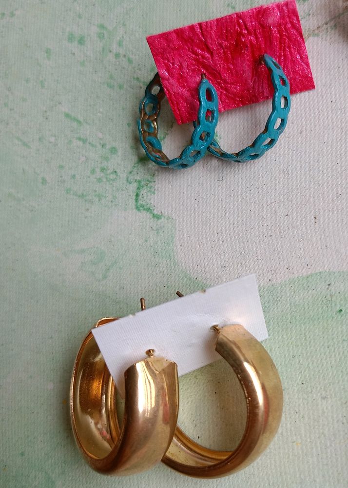 Combo Of 2 Hoops/Earrings