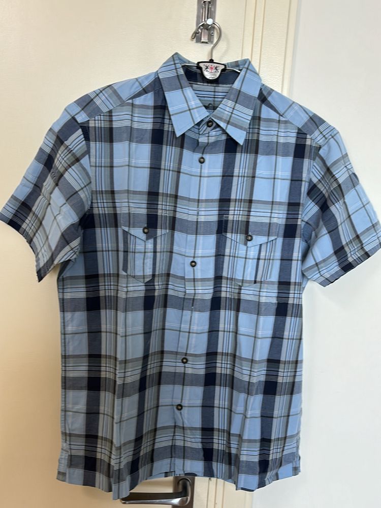 Men M&S Shirt - Blue Checks