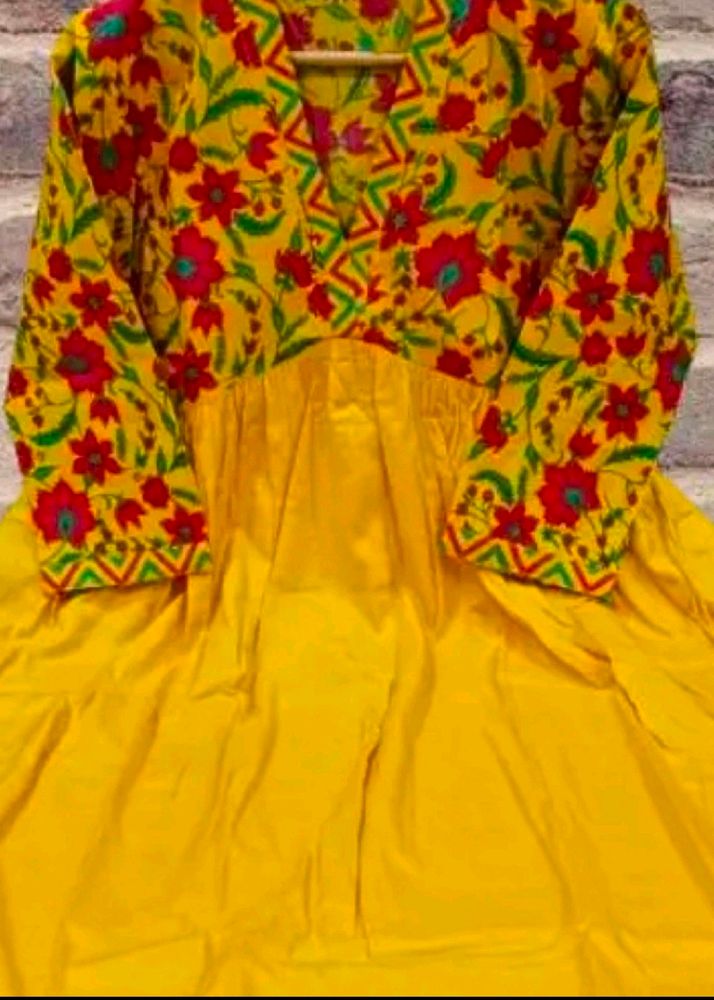 Yellow kurti