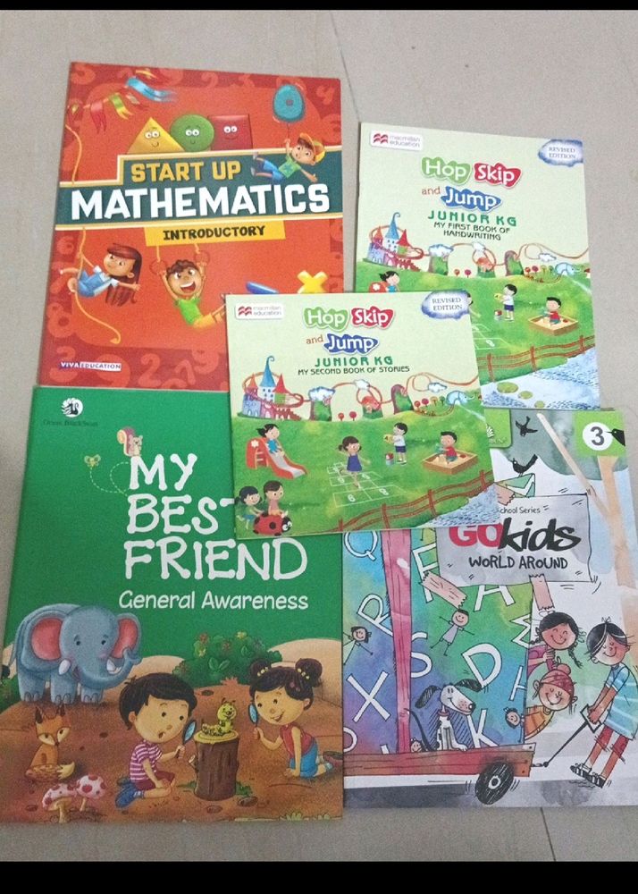 Lkg Kids New Unused 5 Books Combo