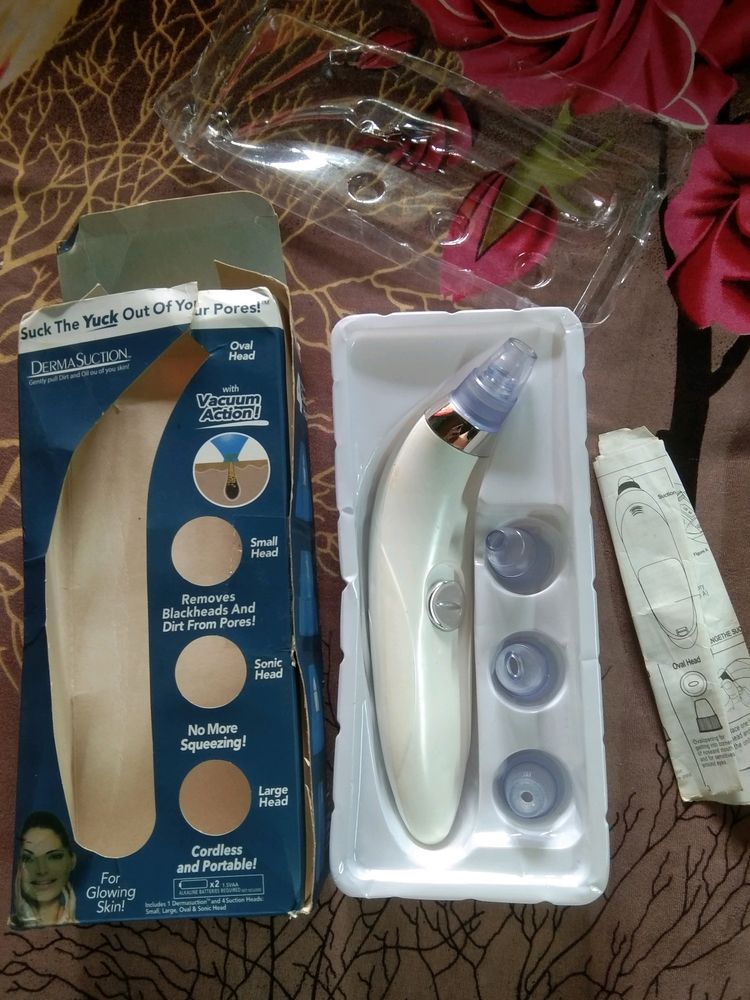 DERMA SUCTION for blackhead And Whitehead Removal