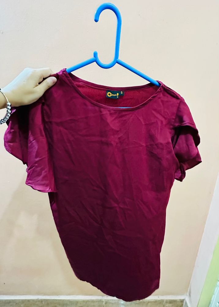 Maroon Top