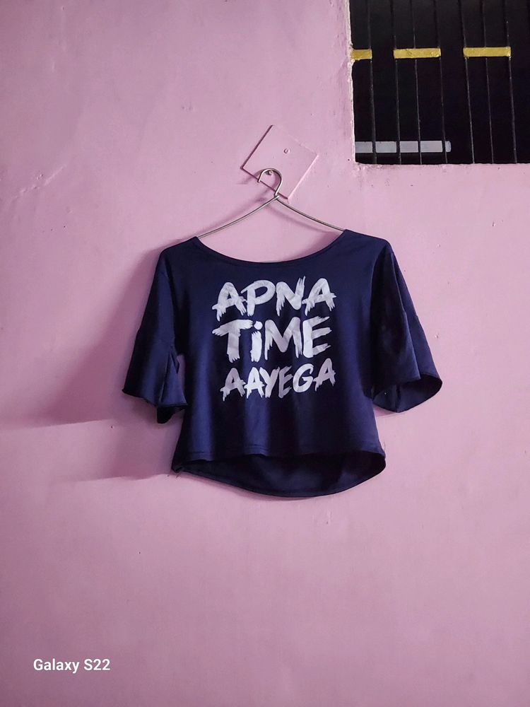 Crop Top Of Apna Time Ayega For Women