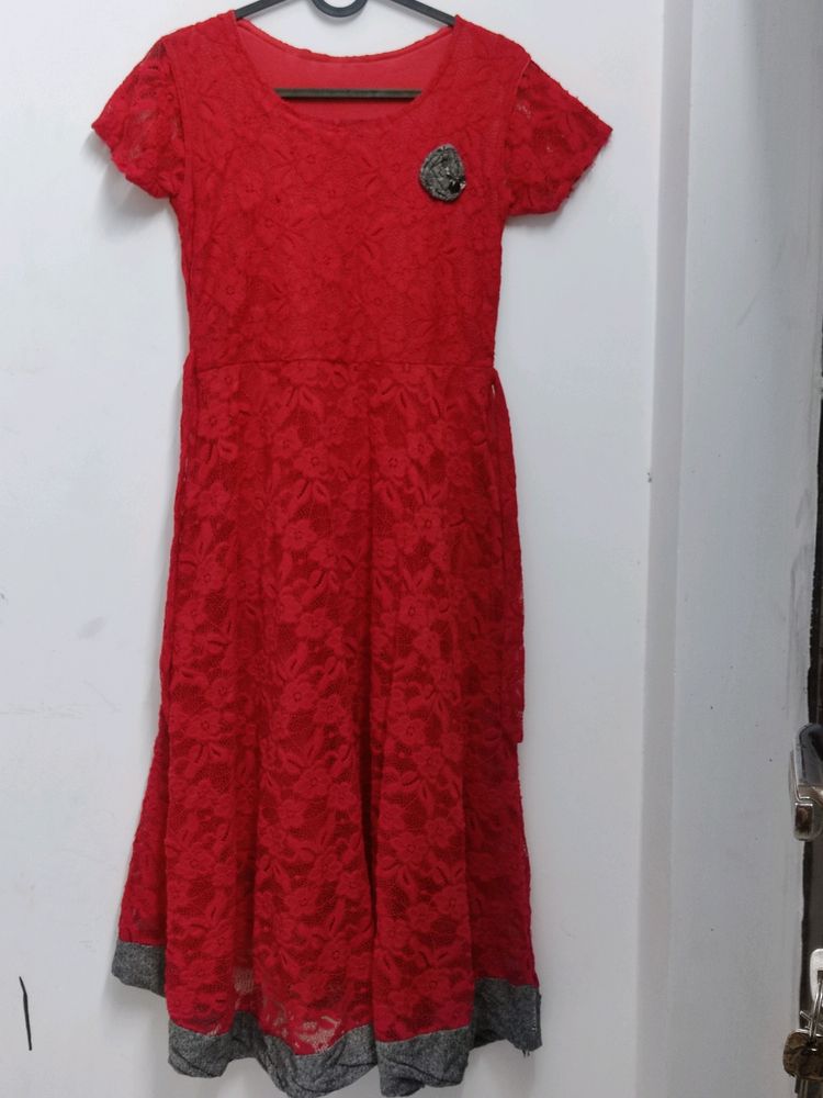 Red Lace Dress