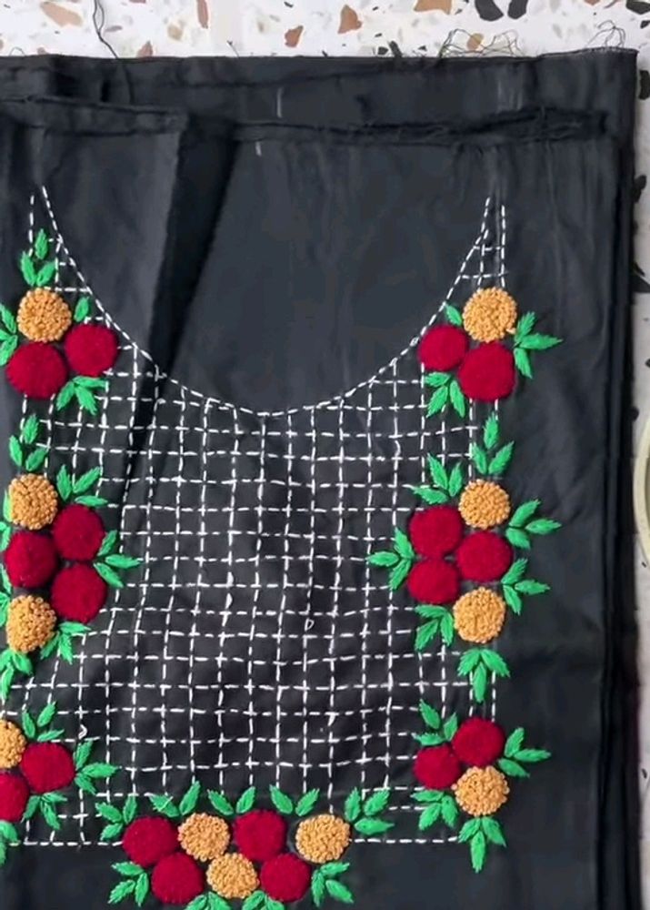 Hand Embroidered Suit Material