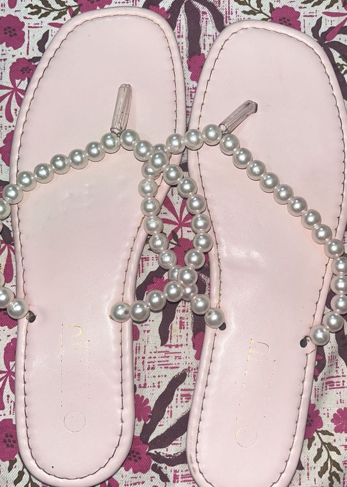 Baby Pink Pearl Sandal