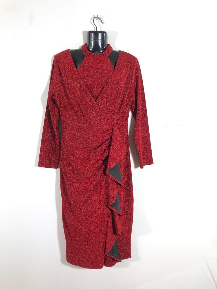 Red Partywear Dress(Women’s)