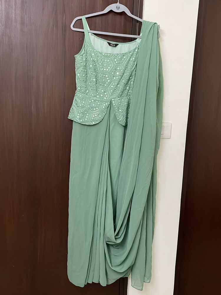 New With Tag Saree Gown