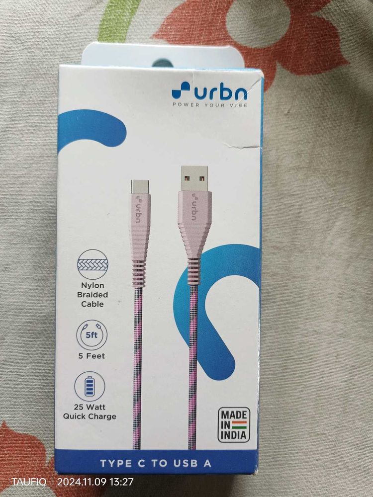 Type - C 25w  Ultra Fast Charging Cable