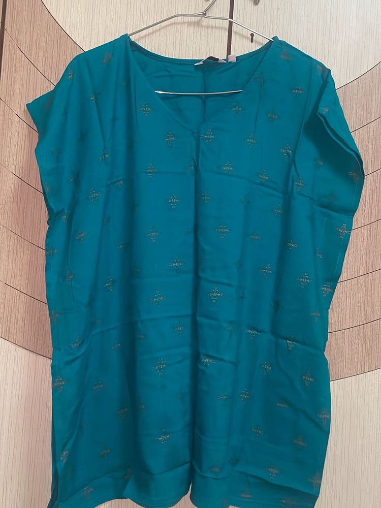 Green Kaftan Top