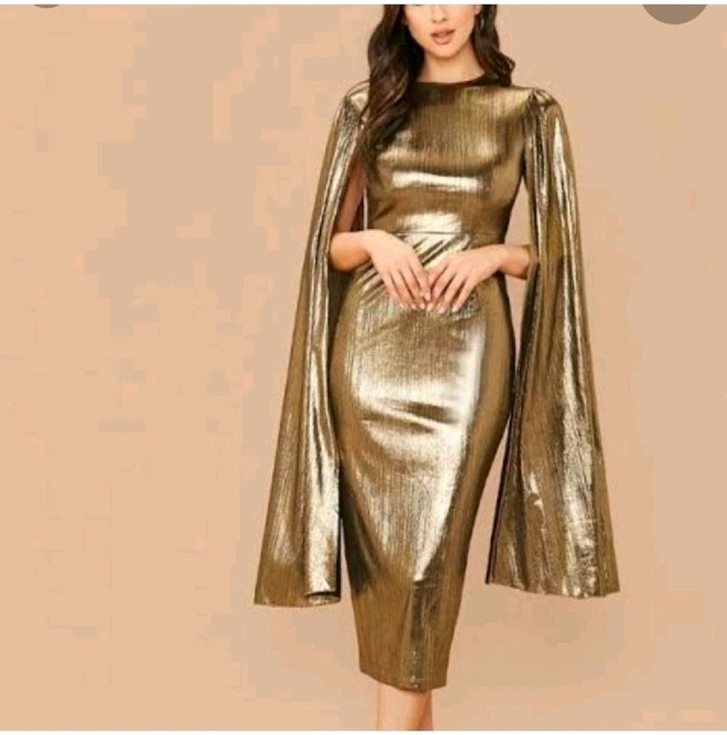 Shein Metallic Dress