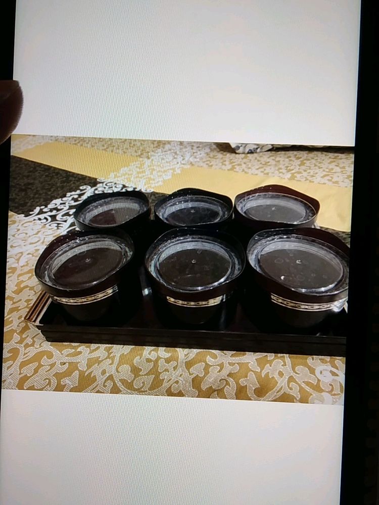 Serving Tray With 6 Bowls