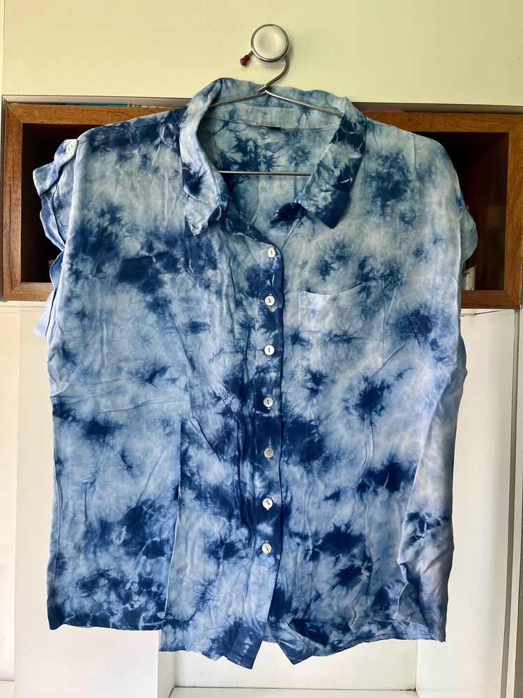 Blue Tie N Dye Shirt