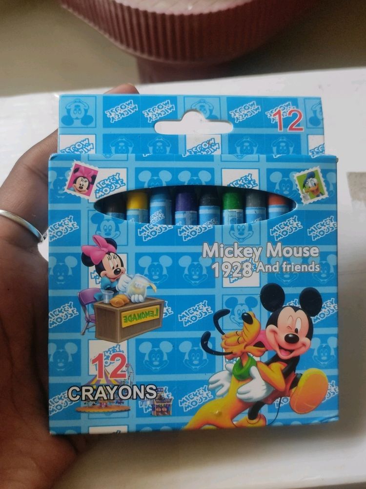 Mickey Mouse Wax Crayons