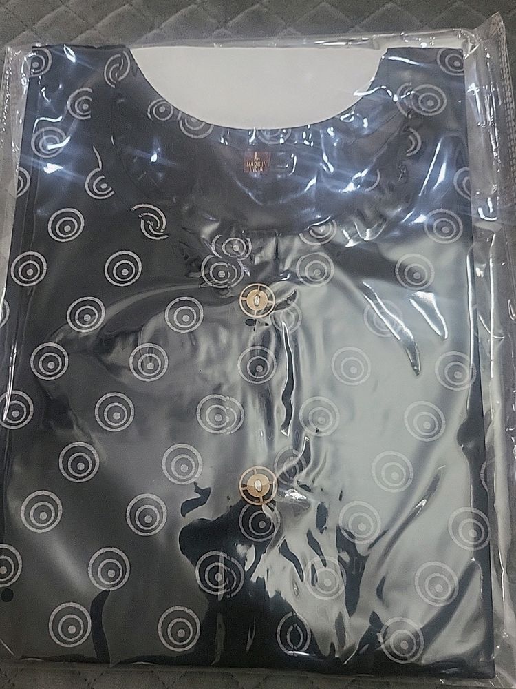 🦋✨️Clearance Sale🫶🏻  Straight Kurti ( BLACK ⚫️)