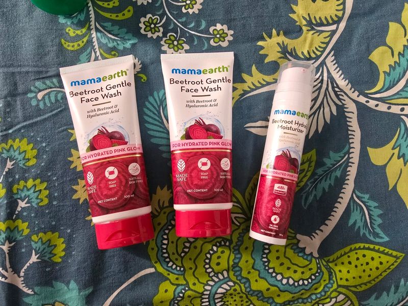 Beetroot Facewash And Moisturizer