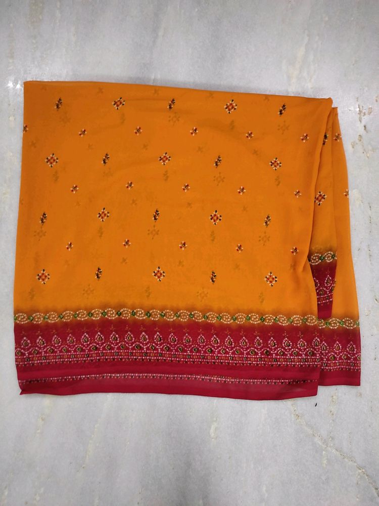 Chunri Print Saree