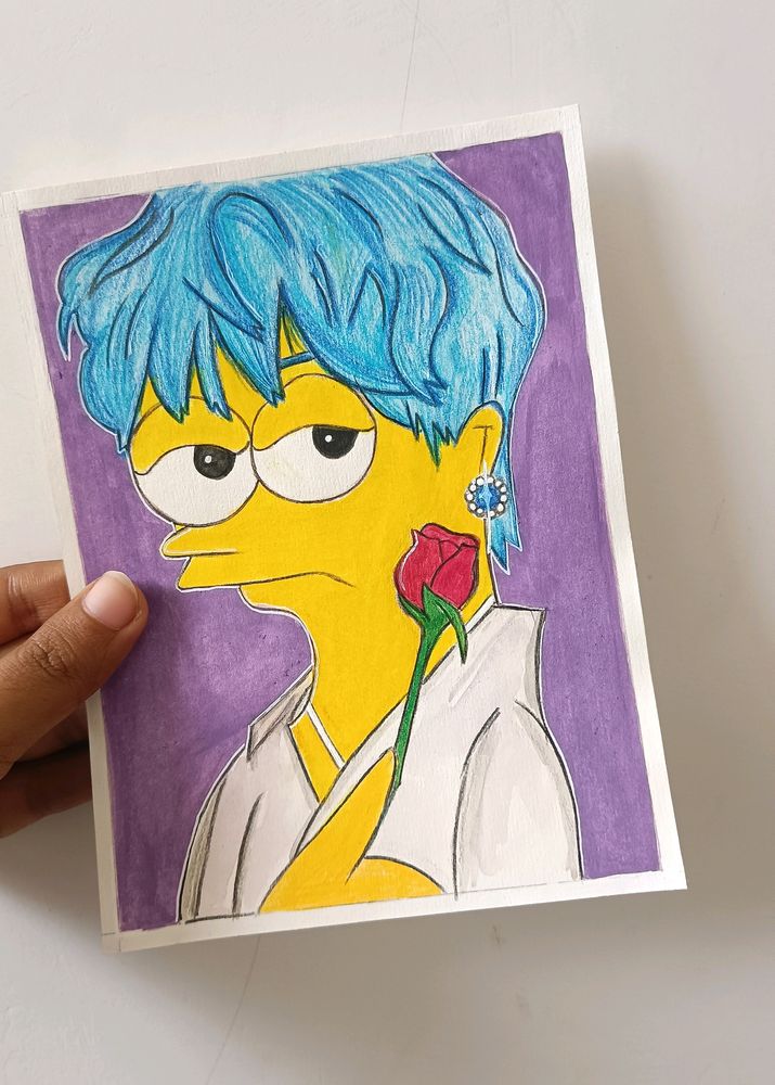 BTS Taehyung Simpsons Art ✨