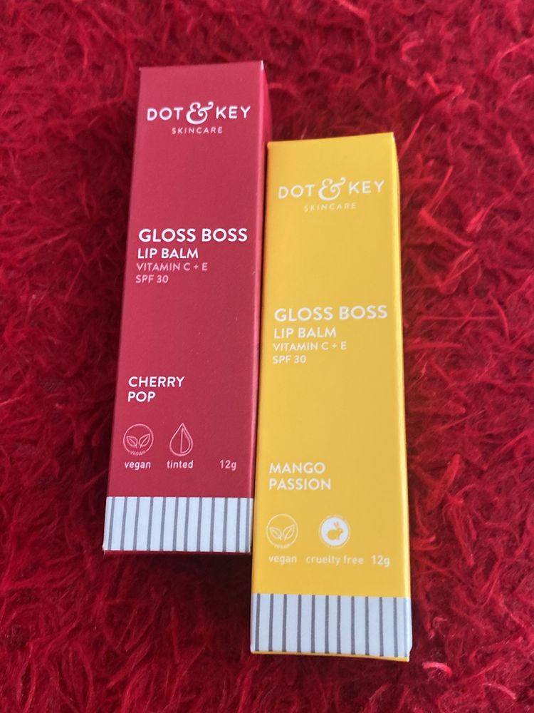 Free Gift Combo Gloss Lip Balm Dot & Key