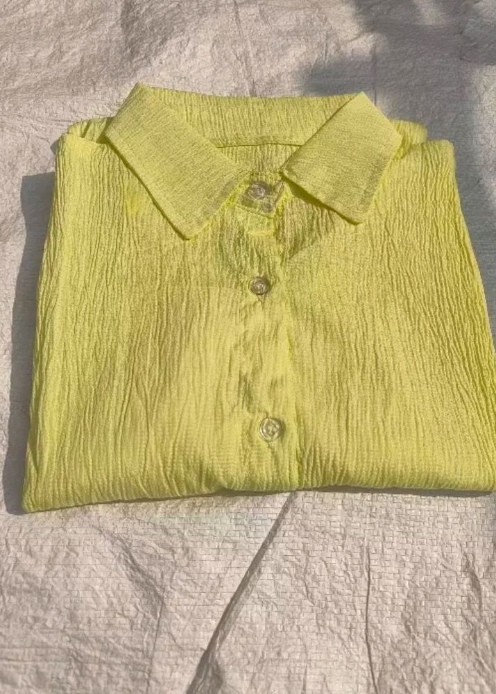 Women lemon Yellow Shirt.