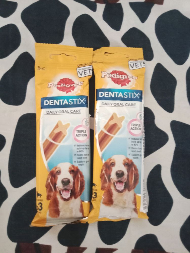 Pedigree Dantastix Pack Of 2  Packet Carry 3pc