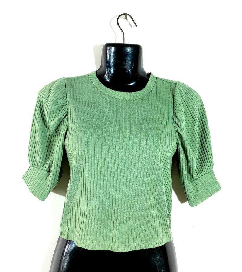 Pastel Green Top For Women's