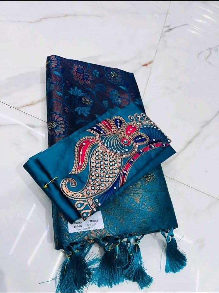 Kupera Silk Saree With Working Blouse