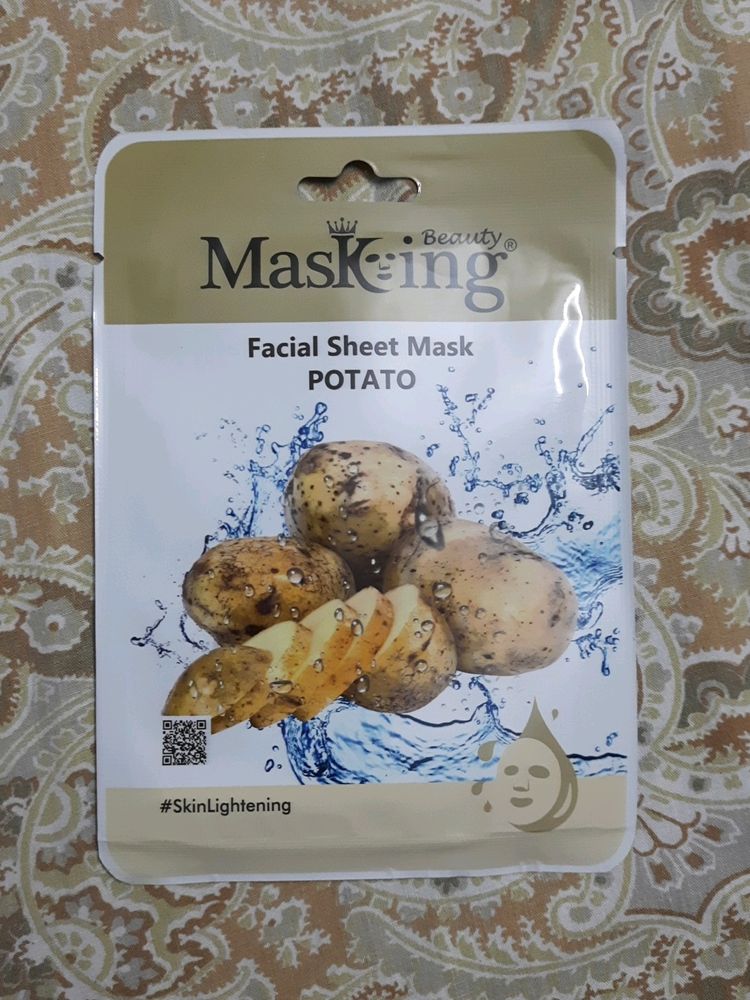 Masking Potato Facial Sheet Mask, Pack Of 1