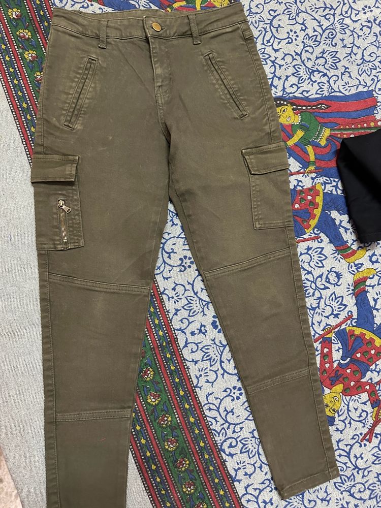 Cargo Type Skinny Jeans