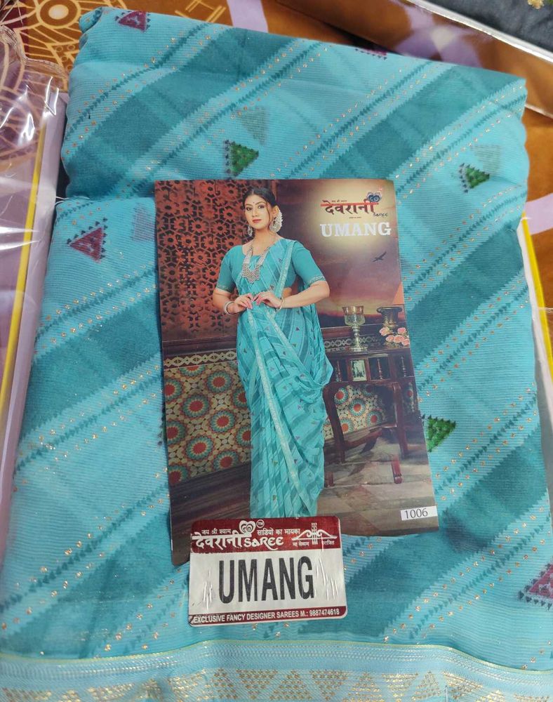 Sarees With Unstitched Blouse