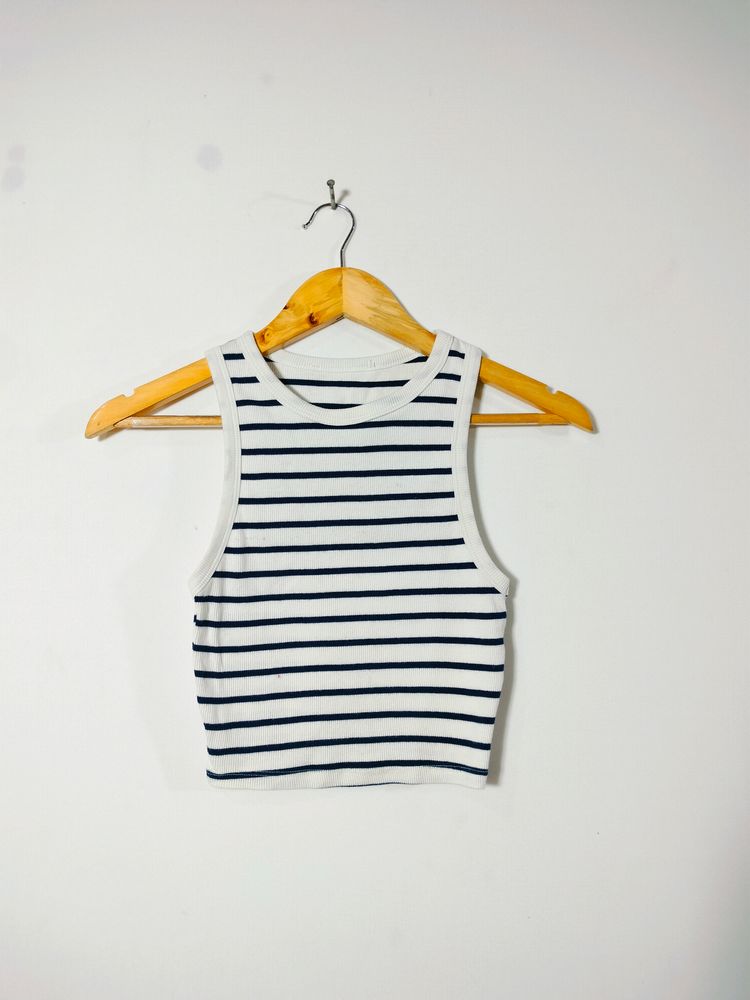 White Stripes Top (Girl's)