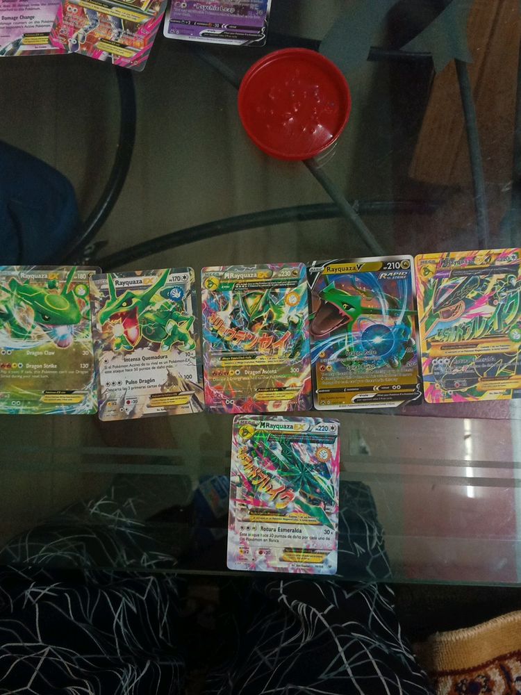 Pokemon Card Of Rayquaza 6cards